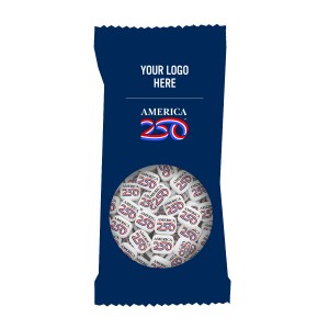 America250™ Zagasnacks™ Pack Promo Bag With Printed Mints - 5" 1 America250™ Zagasnacks™ Pack Promo Bag With Printed Mints - 5" 1