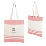 Marlo 10 Oz. Recycled Cotton Tote Bag - 3924 NATRED Embroidery Marlo 10 Oz. Recycled Cotton Tote Bag - 3924 NATRED Embroidery
