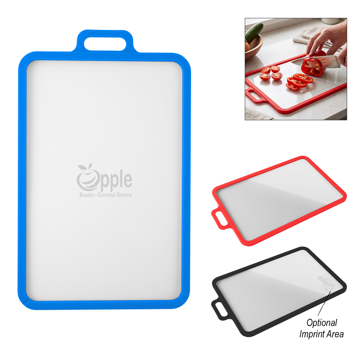Tempered Glass & Silicone Cutting Board 1