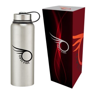 40 Oz. Invigorate Stainless Steel Bottle With Custom Box 1 40 Oz. Invigorate Stainless Steel Bottle With Custom Box 1