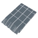 Charleston Fringed Throw Blanket - 7011 CHAWHT Patch Charleston Fringed Throw Blanket - 7011 CHAWHT Patch