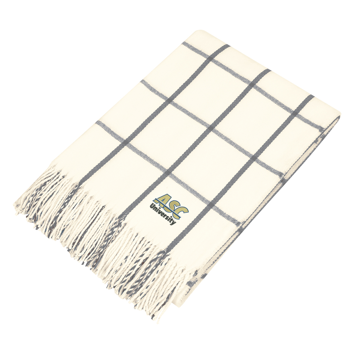 Charleston Fringed Throw Blanket 1