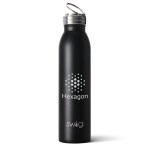 20 Oz. Swig Life™ Stainless Steel Bottle - 55417 BLK Back Silkscreen 20 Oz. Swig Life™ Stainless Steel Bottle - 55417 BLK Back Silkscreen