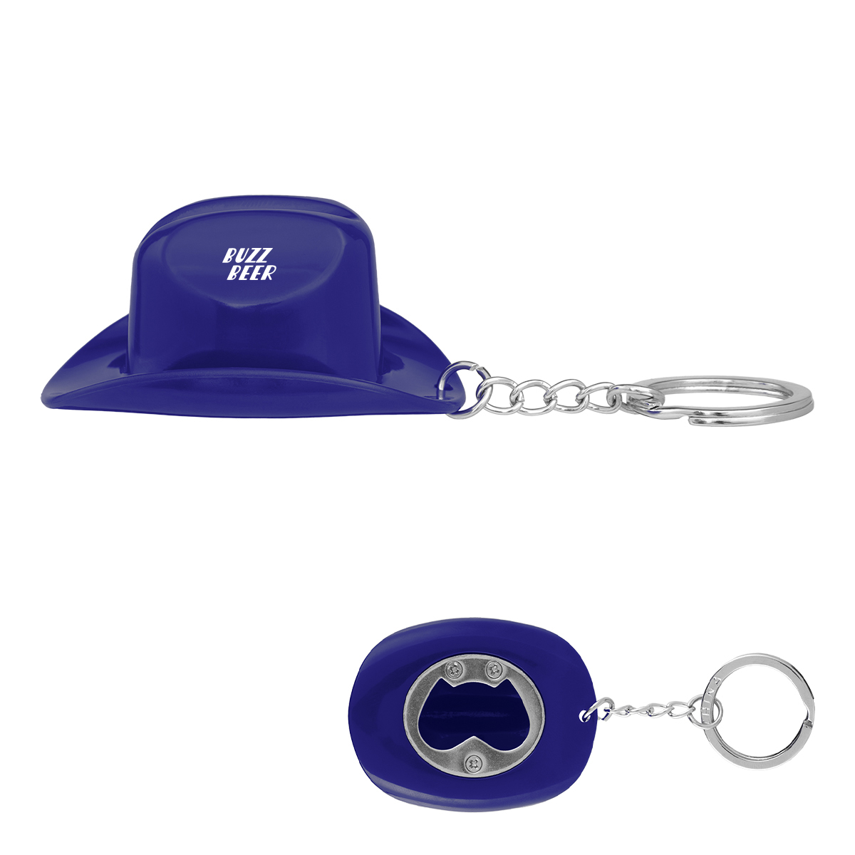 Cowboy Hat Bottle Opener Keychain 1