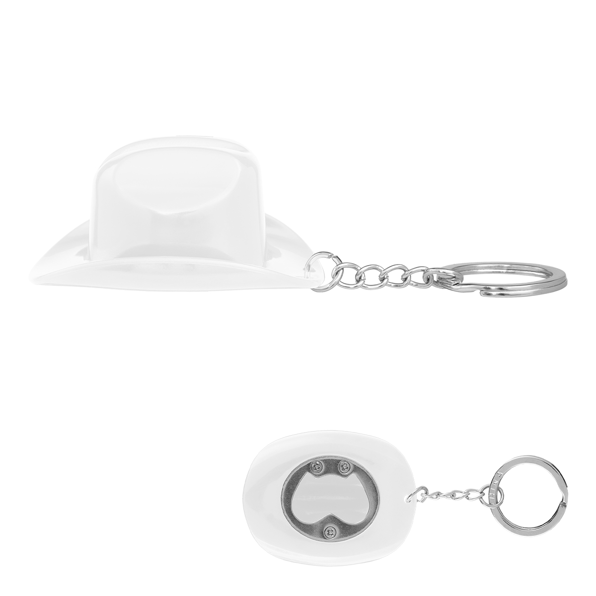 Cowboy Hat Bottle Opener Keychain 1