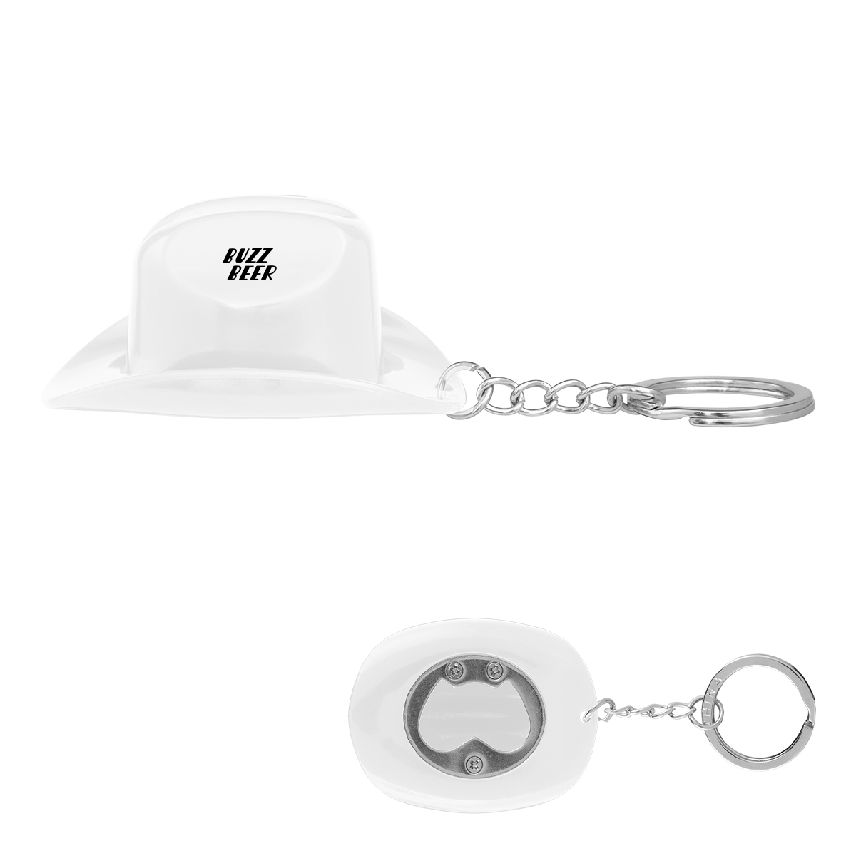 Cowboy Hat Bottle Opener Keychain 1