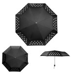 42" Color Changing Umbrella With 100% Rpet Canopy - 45020 BLKGRA Blank 42" Color Changing Umbrella With 100% Rpet Canopy - 45020 BLKGRA Blank