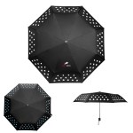 42" Color Changing Umbrella With 100% Rpet Canopy - 45020 BLKBLU Colorbrite 42" Color Changing Umbrella With 100% Rpet Canopy - 45020 BLKBLU Colorbrite