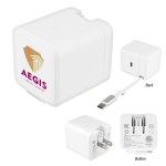 70w Etl Listed Wall Charger With Retractable Cable - 25679 WHT Digibrite 70w Etl Listed Wall Charger With Retractable Cable - 25679 WHT Digibrite