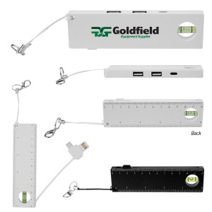 Rabs Usb & Type-c Hub With Level & Ruler 1 Rabs Usb & Type-c Hub With Level & Ruler 1