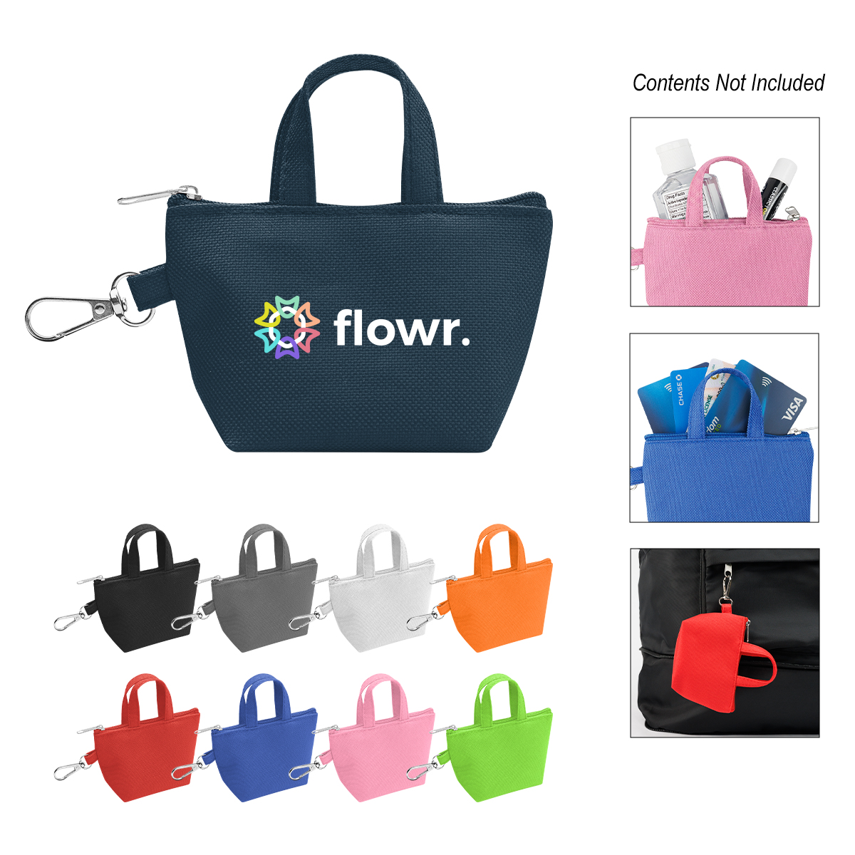 Rpet Mini Tote Bag Charm 1