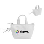 Rpet Mini Tote Bag Charm - 20190 WHT Colorbrite Rpet Mini Tote Bag Charm - 20190 WHT Colorbrite