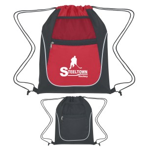 Drawstring Sports Pack With Dual Pockets 1 Drawstring Sports Pack With Dual Pockets 1
