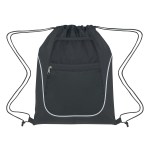 Drawstring Sports Pack With Dual Pockets 2 Drawstring Sports Pack With Dual Pockets 2