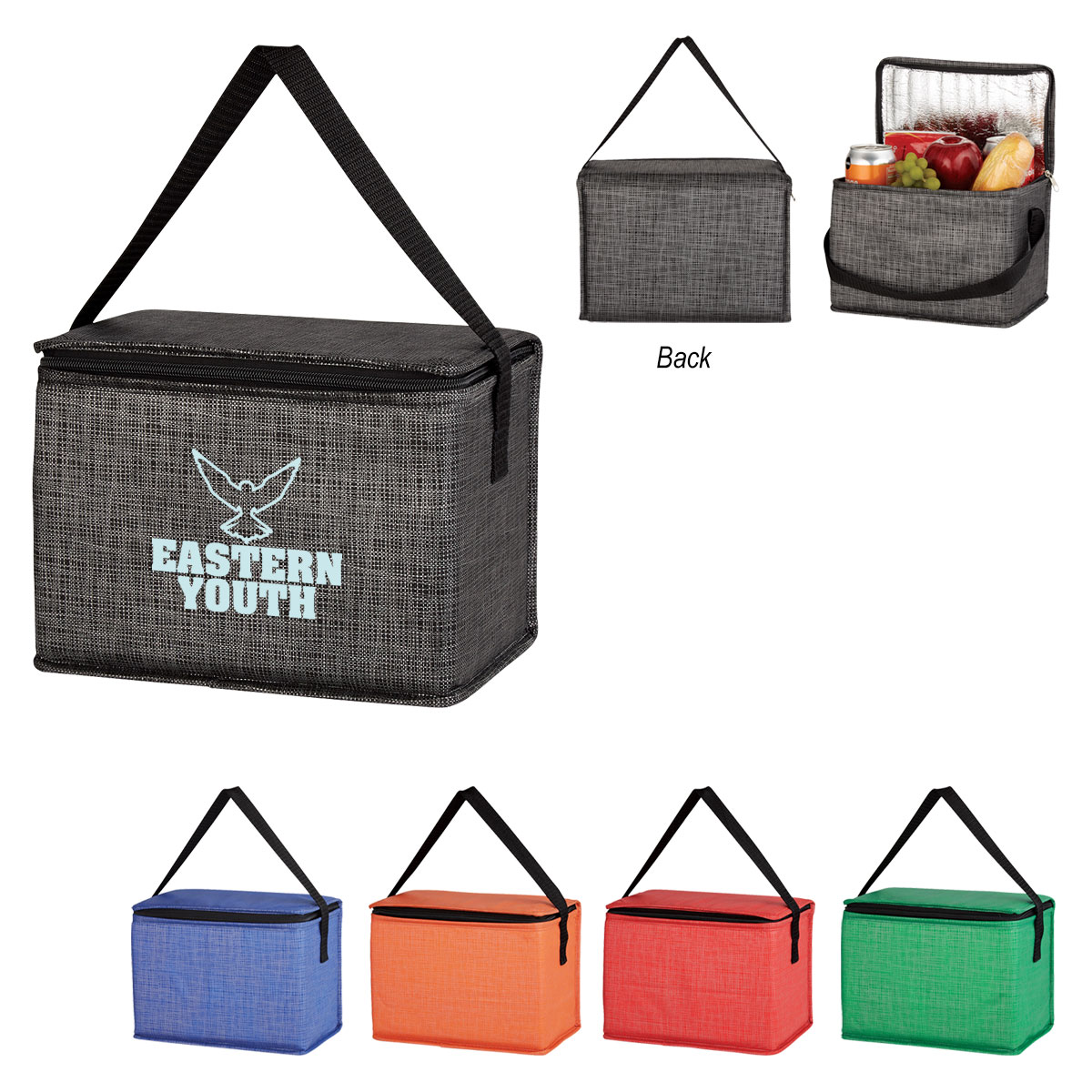 Crosshatch Non-woven Lunch Bag 1