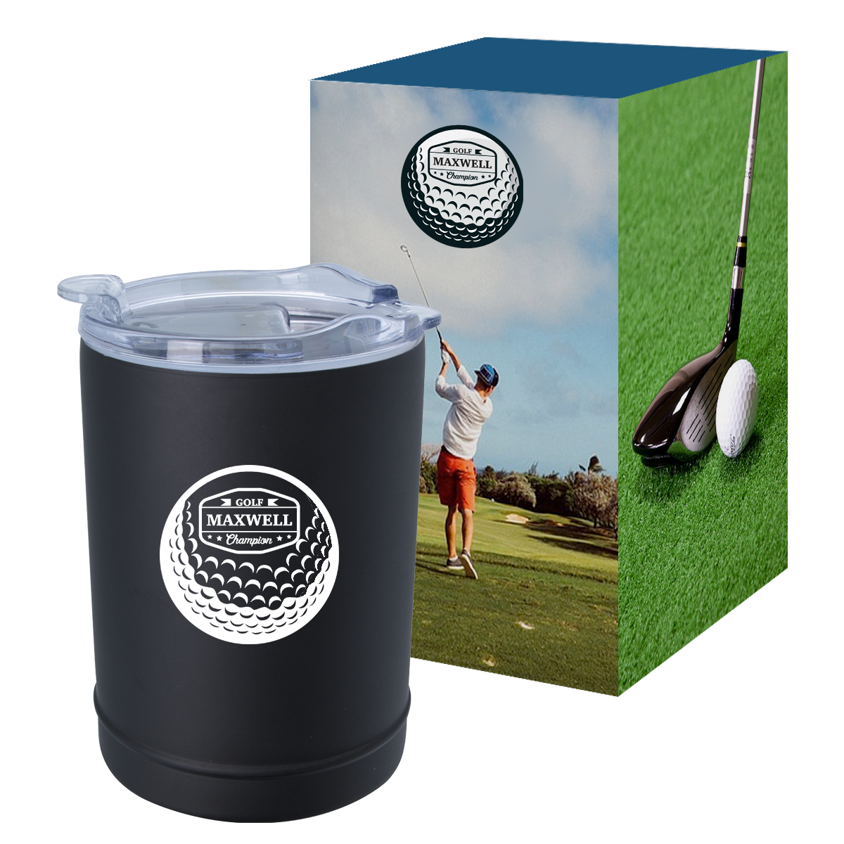 2-in-1 Copper Insulated Beverage Holder And Tumbler With Custom Box 1