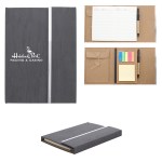 Woodgrain Padfolio With Sticky Notes And Flags 1 Woodgrain Padfolio With Sticky Notes And Flags 1