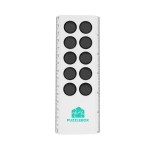 6" Push Pop Stress Reliever Ruler - 55228 WHTBLK Padprint 6" Push Pop Stress Reliever Ruler - 55228 WHTBLK Padprint
