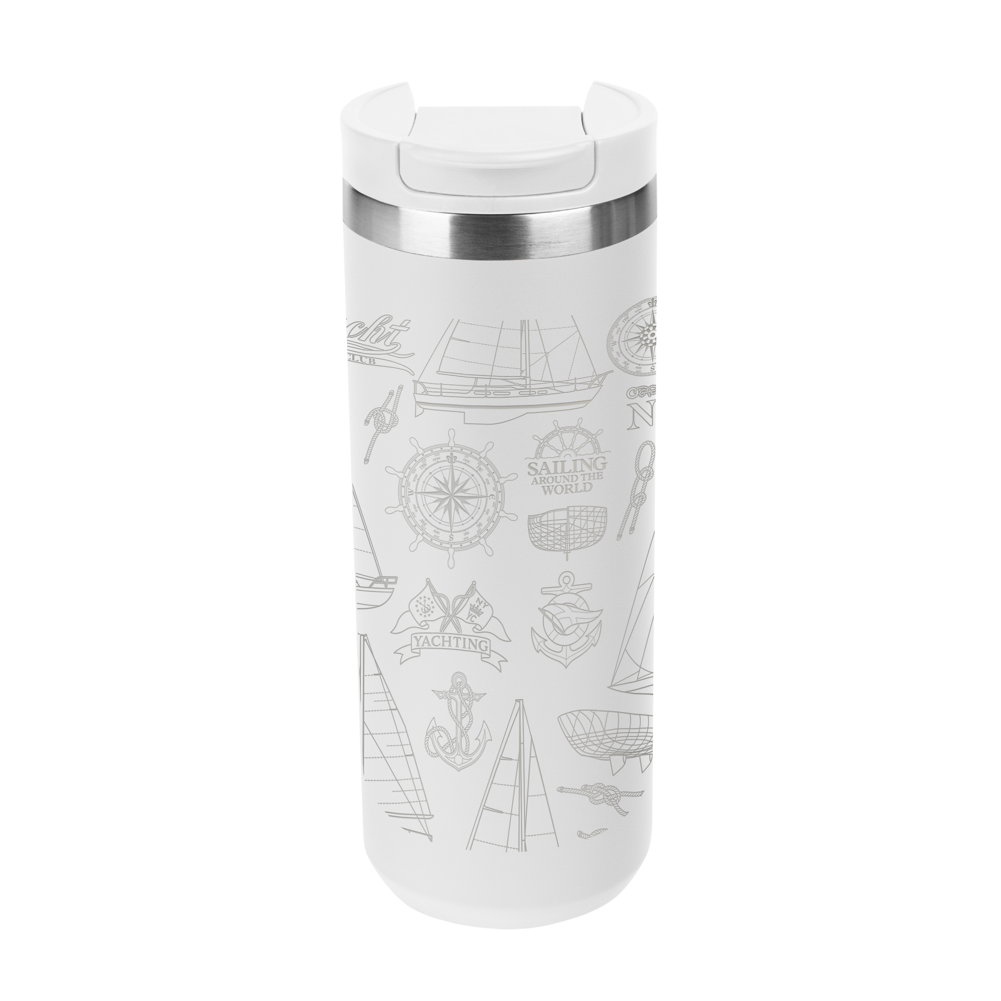 18 Oz. Full Laser Sienna Stainless Steel Bottle 1
