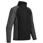 Stormtech Impact Men's Microfleece Jacket - MX2 BLACK CARBON SIDE Stormtech Impact Men's Microfleece Jacket - MX2 BLACK CARBON SIDE