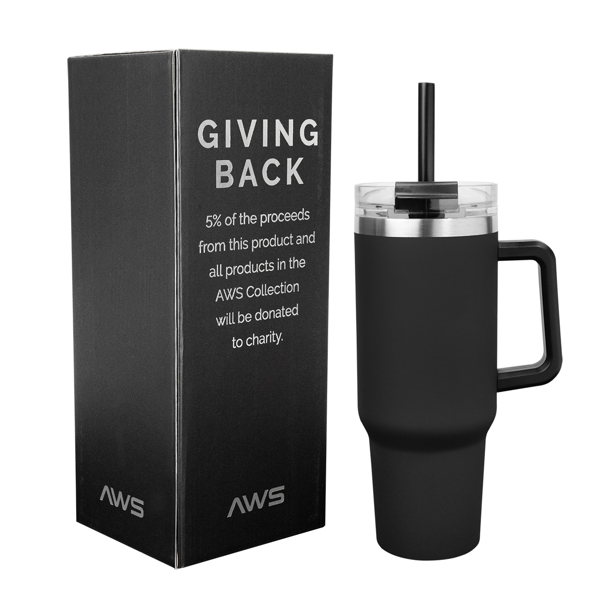 40 Oz. Aws Intrepid Stainless Steel Tumbler 1