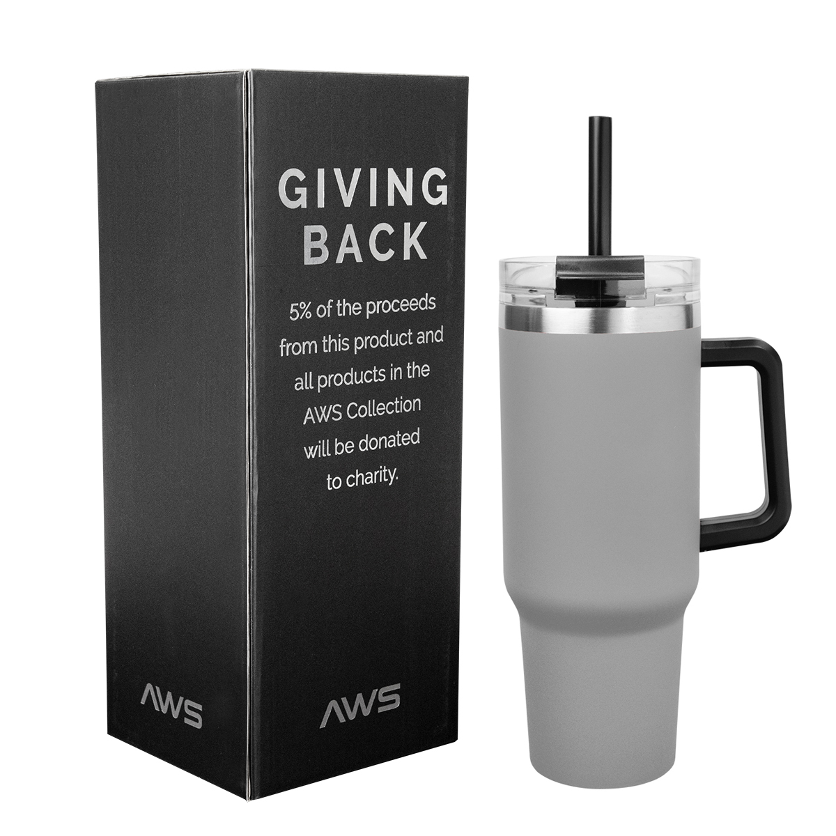 40 Oz. Aws Intrepid Stainless Steel Tumbler 1