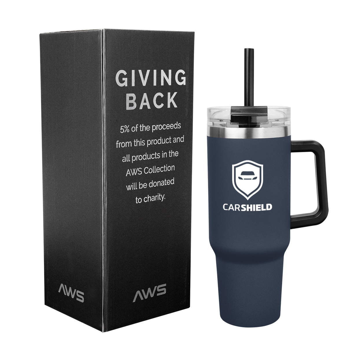 40 Oz. Aws Intrepid Stainless Steel Tumbler 1