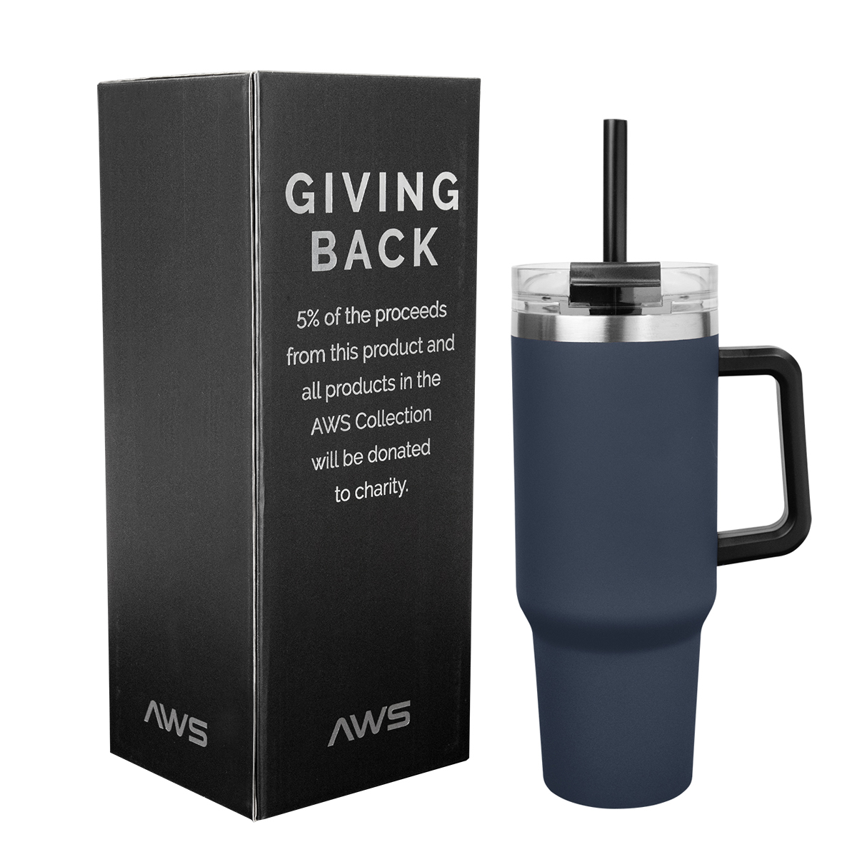 40 Oz. Aws Intrepid Stainless Steel Tumbler 1