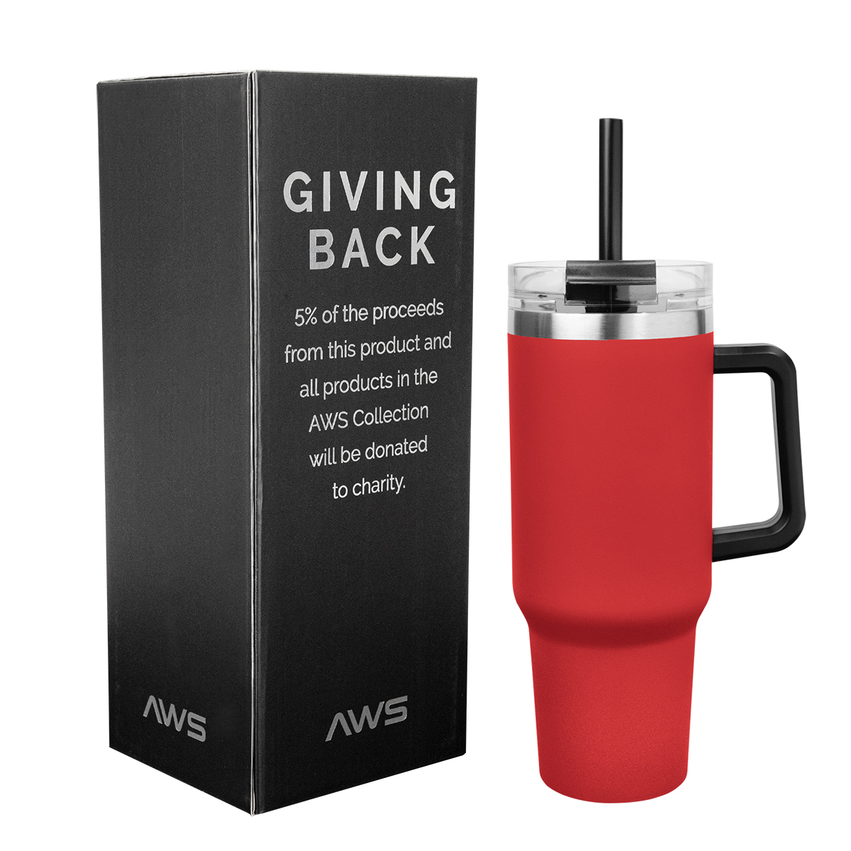 40 Oz. Aws Intrepid Stainless Steel Tumbler 1
