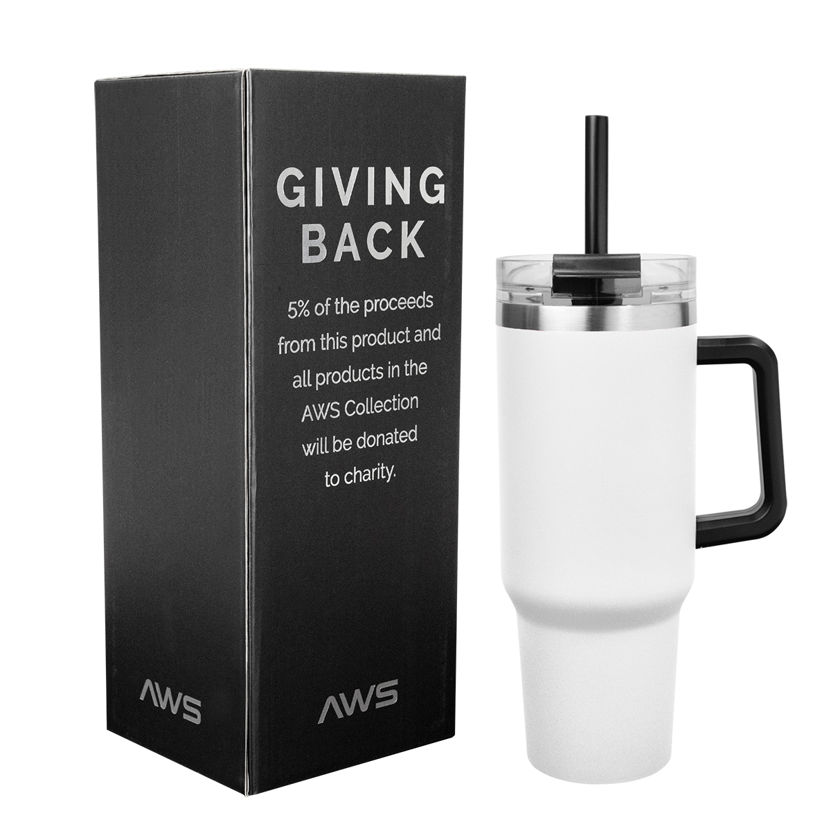 40 Oz. Aws Intrepid Stainless Steel Tumbler 1