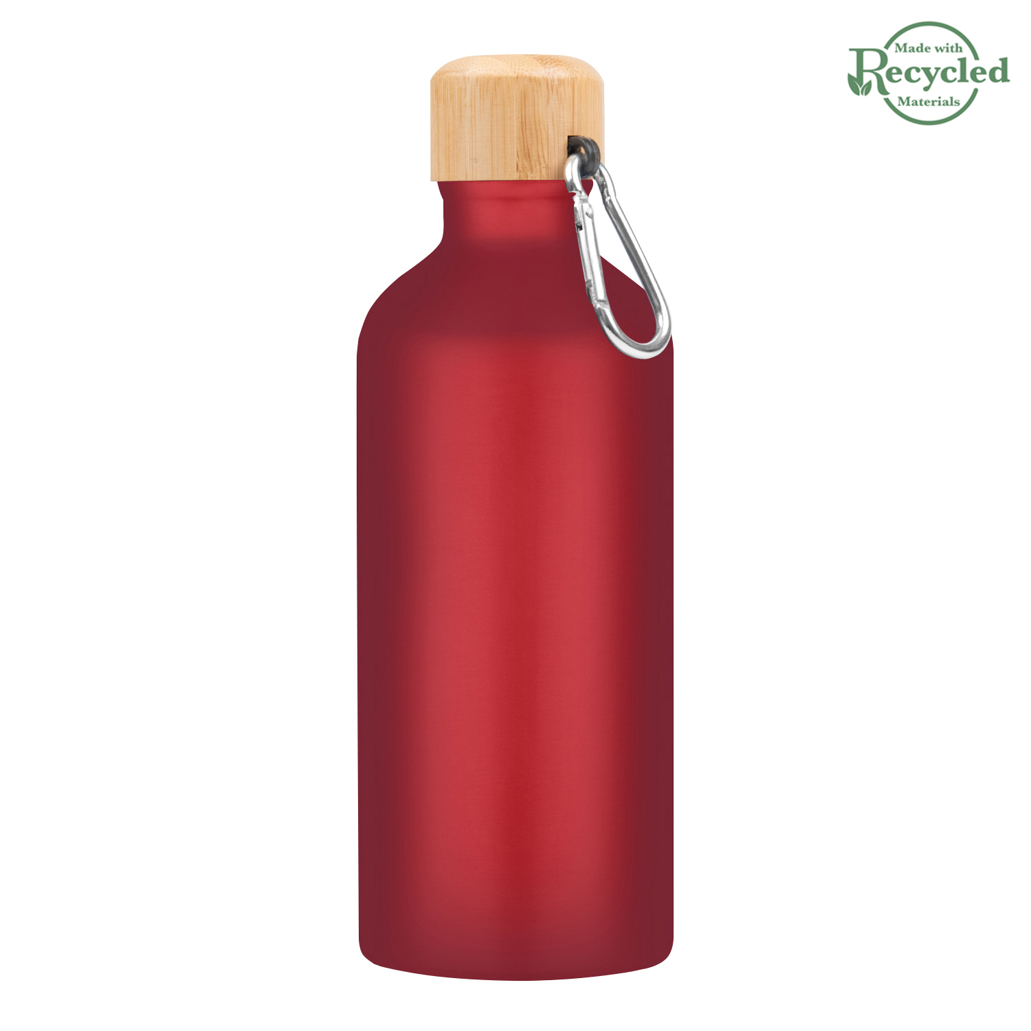 20 Oz. Aluminum Tundra Bike Bottle With Bamboo Lid 1