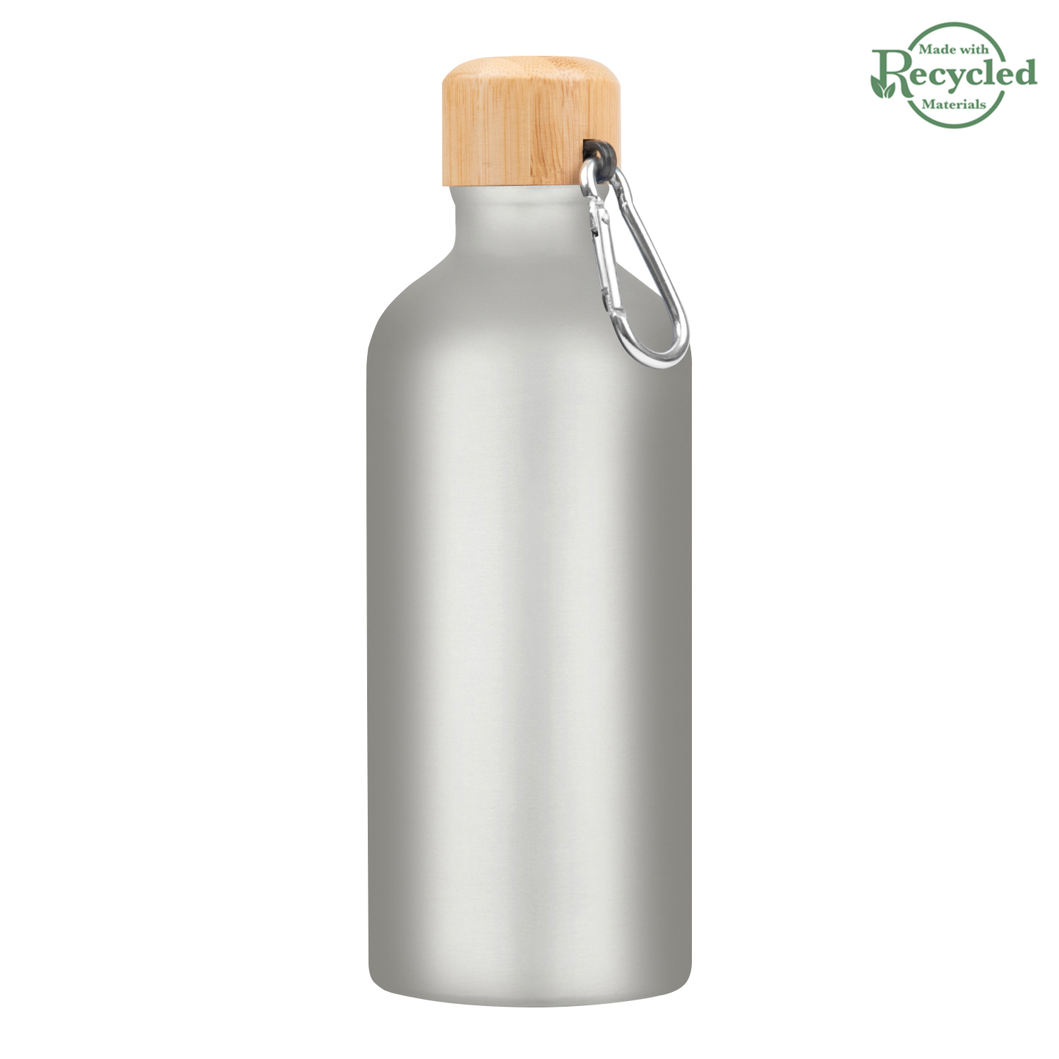 20 Oz. Aluminum Tundra Bike Bottle With Bamboo Lid 1