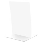 Stick'n Glide Table Topper Display 5 4/5" X 8 3/10" - 59901 WHT Stick'n Glide Table Topper Display 5 4/5" X 8 3/10" - 59901 WHT