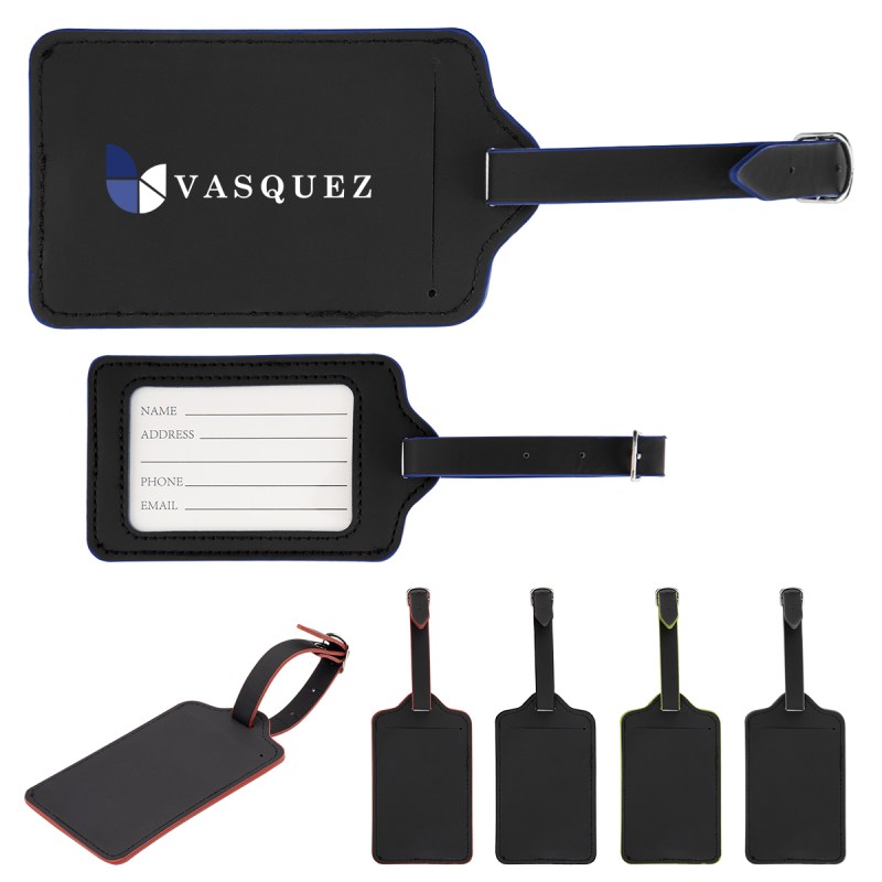 Recycled Leatherette Luggage Tag 1 Recycled Leatherette Luggage Tag 1