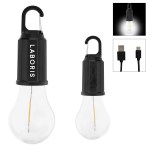 Rechargeable Vintage Bulb Light - 20086 BLK Padprint Rechargeable Vintage Bulb Light - 20086 BLK Padprint