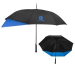 47" Arc Extended Coverage Umbrella - 45013 BLKROY Silkscreen 47" Arc Extended Coverage Umbrella - 45013 BLKROY Silkscreen
