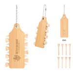 Bamboo Golf Tee Set Keychain 1 Bamboo Golf Tee Set Keychain 1