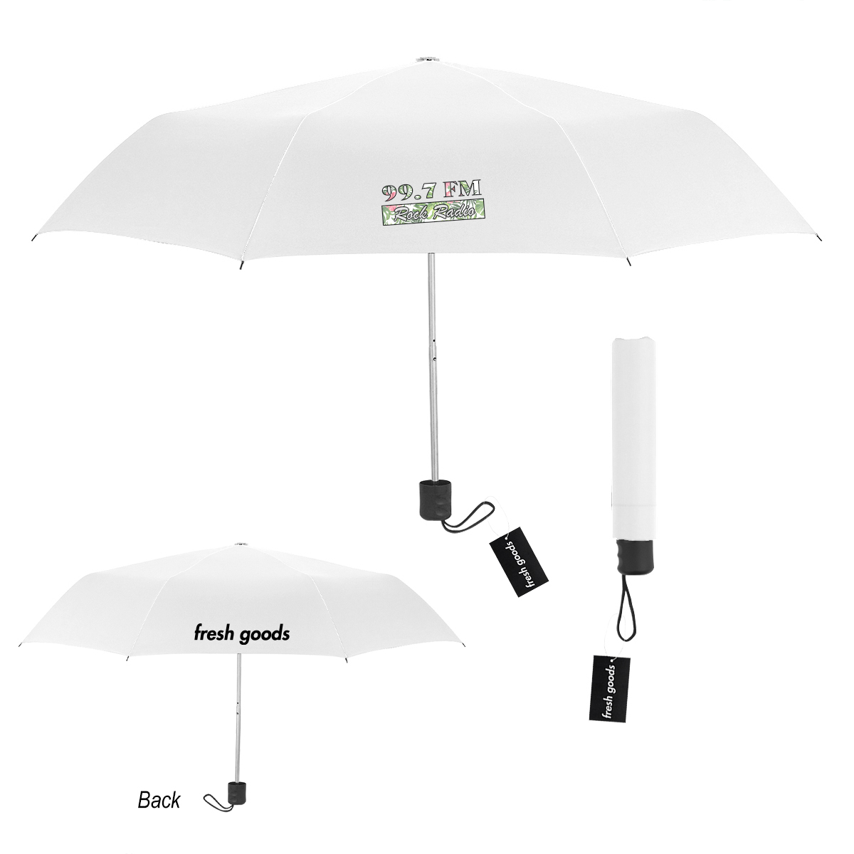 Fresh Goods 42" Arc Budget Telescopic Umbrella 1