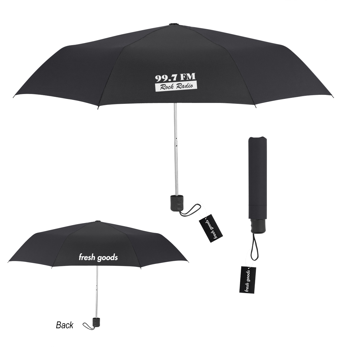 Fresh Goods 42" Arc Budget Telescopic Umbrella 1