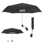 Fresh Goods 42" Arc Budget Telescopic Umbrella - 59922 BLK Colorbrite Fresh Goods 42" Arc Budget Telescopic Umbrella - 59922 BLK Colorbrite