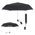 Fresh Goods 42" Arc Budget Telescopic Umbrella - 59922 BLK Blank Fresh Goods 42" Arc Budget Telescopic Umbrella - 59922 BLK Blank