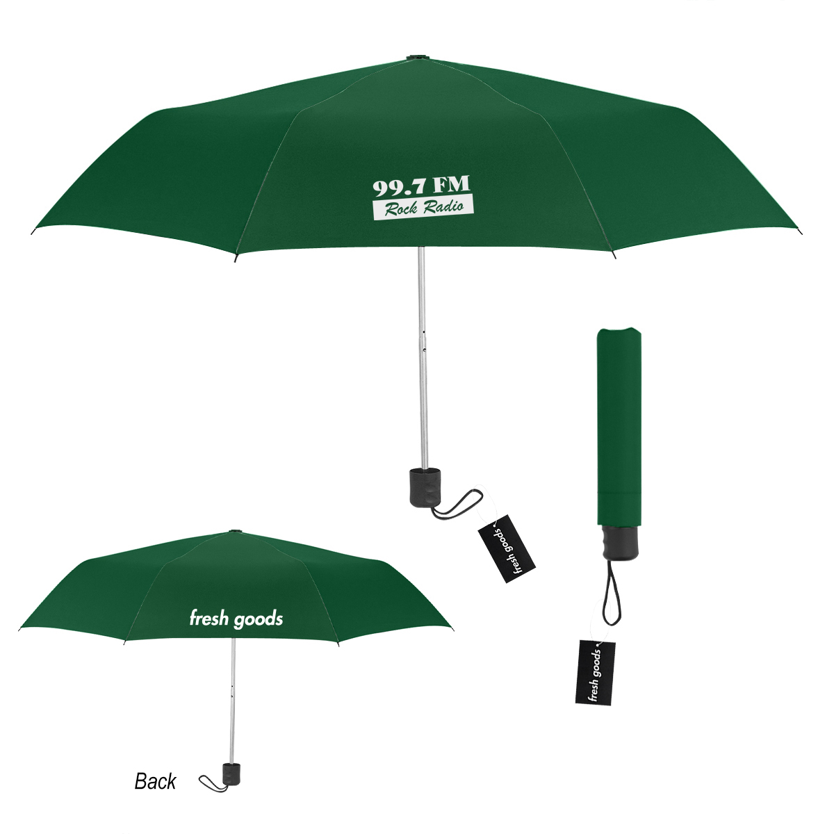 Fresh Goods 42" Arc Budget Telescopic Umbrella 1