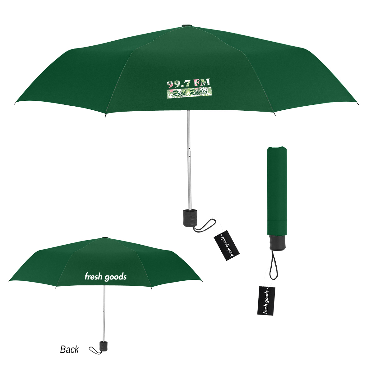 Fresh Goods 42" Arc Budget Telescopic Umbrella 1