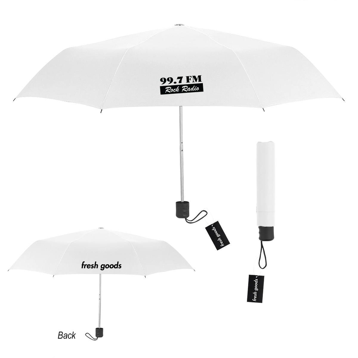Fresh Goods 42" Arc Budget Telescopic Umbrella 1