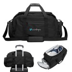 Cutter & Buck® Travel Collection Club Duffel Bag - 30181 BLKBLK Embroidery Cutter & Buck® Travel Collection Club Duffel Bag - 30181 BLKBLK Embroidery