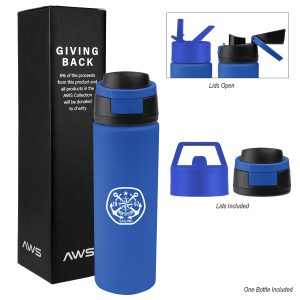 Aws 24 Oz. Pop Sip Recycled Stainless Steel Bottle Kit 1 Aws 24 Oz. Pop Sip Recycled Stainless Steel Bottle Kit 1