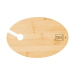 Wine & Dine Recessed Bamboo Tray With Wine Glass Holder - 75092 FSCBAMBOO Back Wine & Dine Recessed Bamboo Tray With Wine Glass Holder - 75092 FSCBAMBOO Back