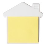 House Clip With Sticky Notes - 212 WHT Padprint House Clip With Sticky Notes - 212 WHT Padprint