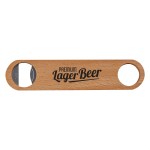 Large Wood Bottle Opener - 2091 WOD Silkscreen Large Wood Bottle Opener - 2091 WOD Silkscreen