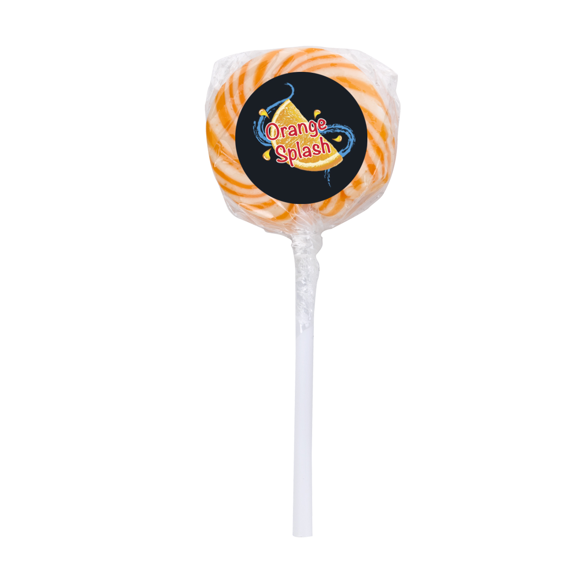 Swirl Lollipop With Round Label 1